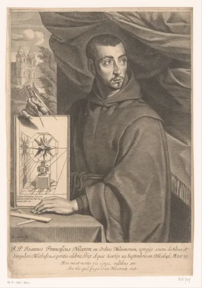 Portret van Jean François Niceron