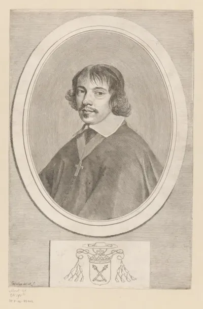 Portret van Jean-François-Paul de Gondi, kardinaal van Retz