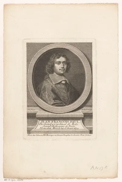 Portret van Jean-François Paul de Gondi