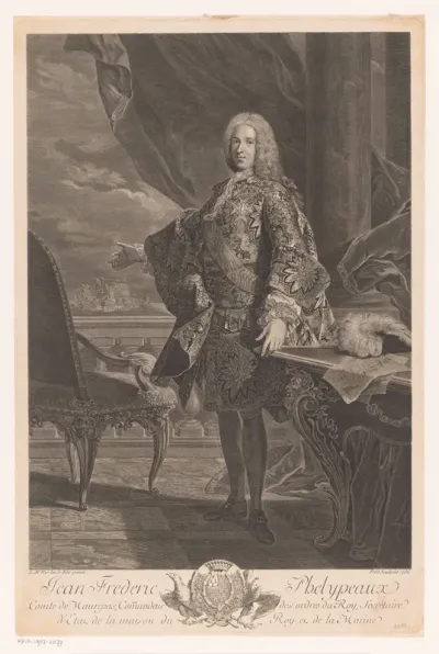 Portret van Jean-Frédéric Phélypeaux