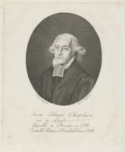 Portret van Jean Henri Chatelain
