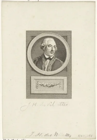 Portret van Jean Henri des Villattes