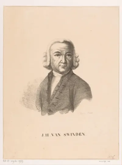 Portret van Jean Henri van Swinden