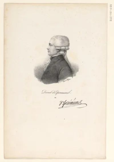 Portret van Jean-Jacques Duval d'Eprémesnil