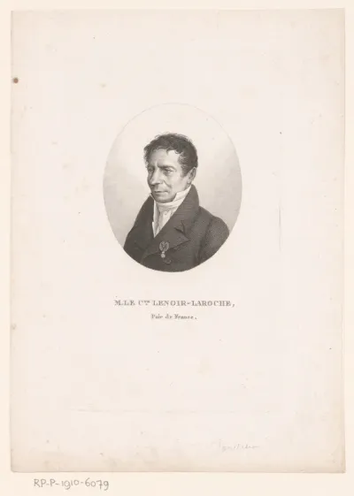 Portret van Jean-Jacques Lenoir-Laroche