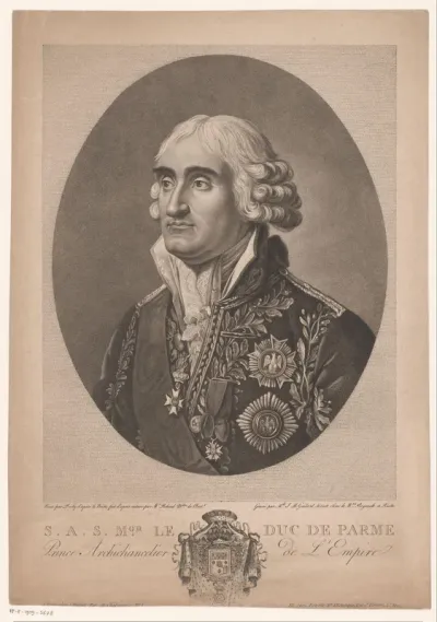 Portret van Jean-Jacques Régis de Cambacérès, hertog van Parma