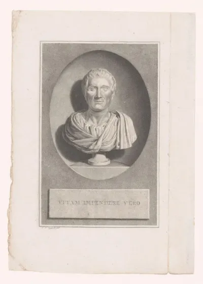Portret van Jean-Jacques Rousseau