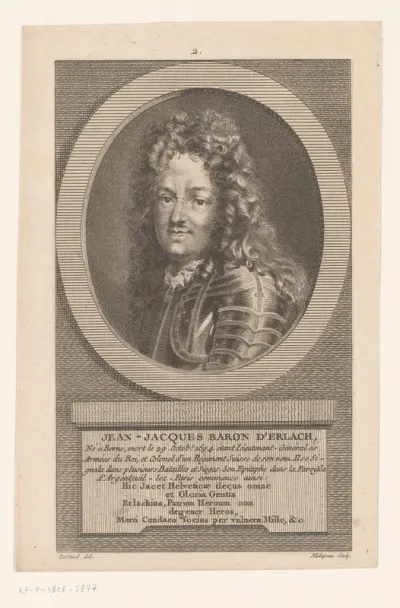 Portret van Jean-Jacques van Erlach