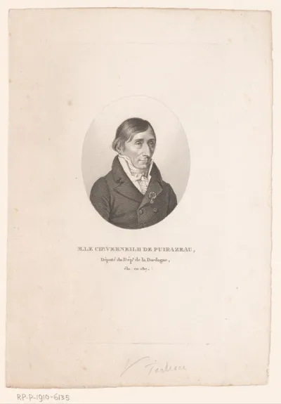 Portret van Jean-Joseph de Verneilh-Puyraseau