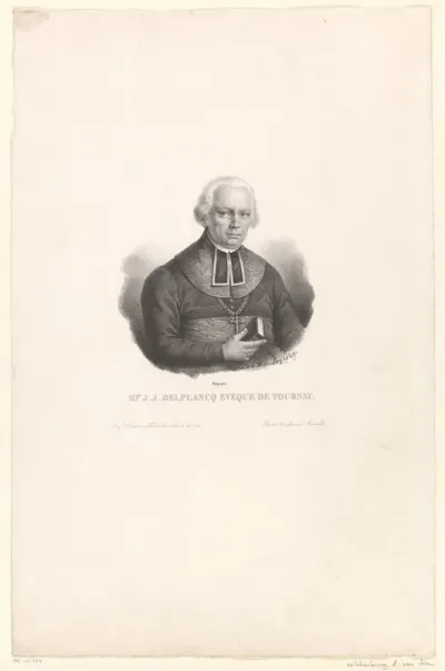 Portret van Jean Joseph Delplancq