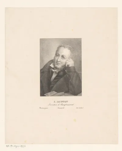 Portret van Jean-Joseph Jacotot