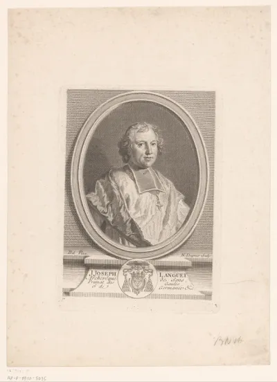 Portret van Jean-Joseph Languet de Gergy