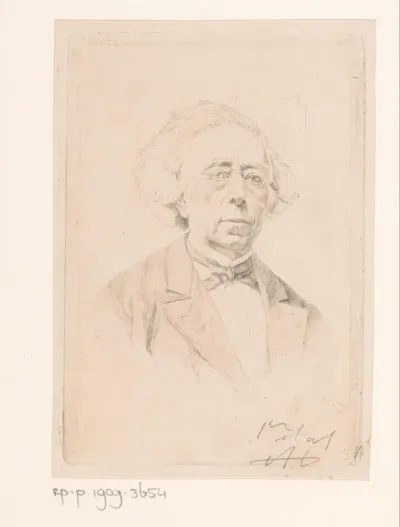 Portret van Jean Joseph Thonissen