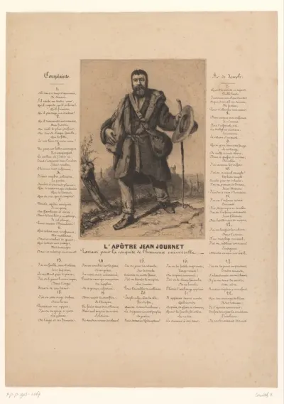 Portret van Jean Journet als apostel