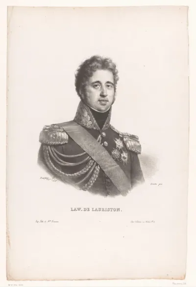 Portret van Jean Law de Lauriston
