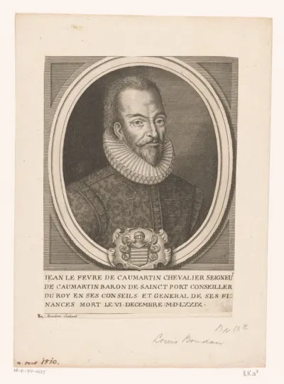 Portret van Jean Le Fevre, seigneur de Caumartin