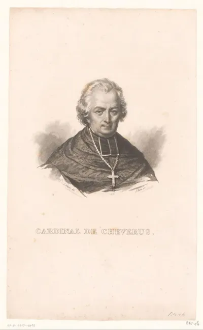 Portret van Jean Lefebvre de Cheverus