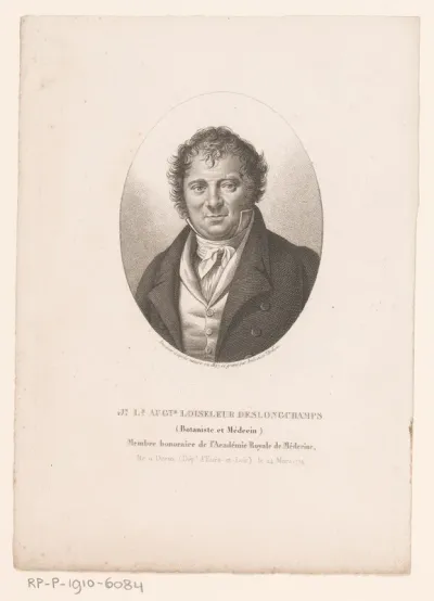 Portret van Jean Louis Auguste Loiseleur-Deslongchamps