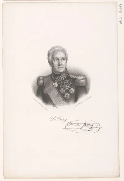 Portret van Jean Louis Joseph de Fernig
