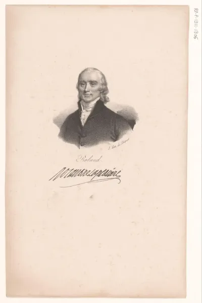 Portret van Jean-Marie Roland de la Platière