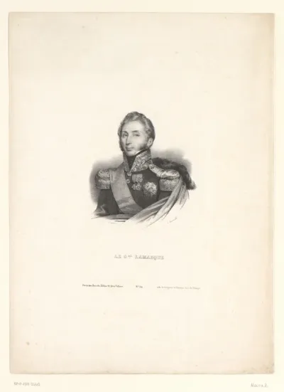 Portret van Jean Maximilien Lamarque