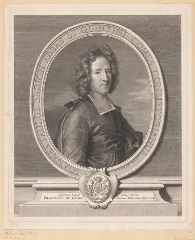 Portret van Jean-Paul Bignon op 41-jarige leeftijd