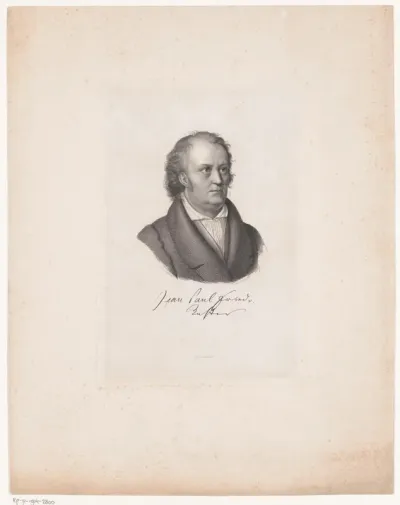 Portret van Jean Paul Friedrich Richter