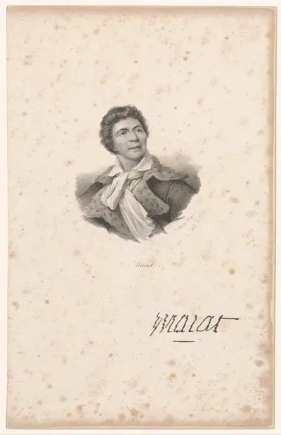 Portret van Jean-Paul Marat