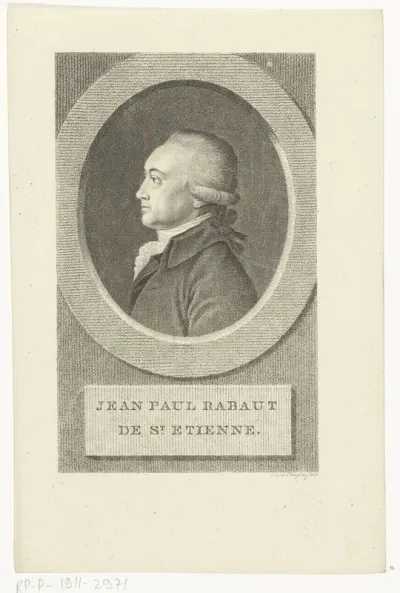 Portret van Jean-Paul Rabaut Saint-Étienne