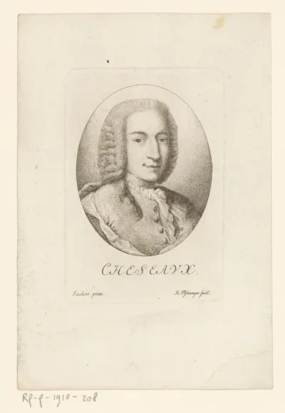 Portret van Jean-Philippe de Cheseaux