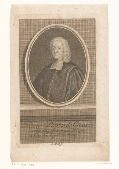 Portret van Jean-Pierre de Crousaz