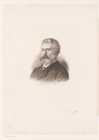 Portret van Jean Pierre François Lamorinière