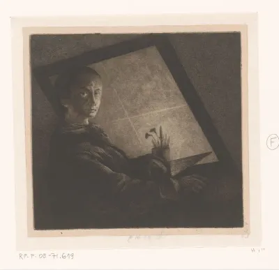 Portret van Jean Pierre Norblin de la Gourdaine