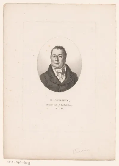 Portret van Jean-Pierre Olivier Guilhem