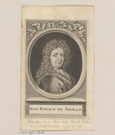 Portret van Jean Regnault de Segrais