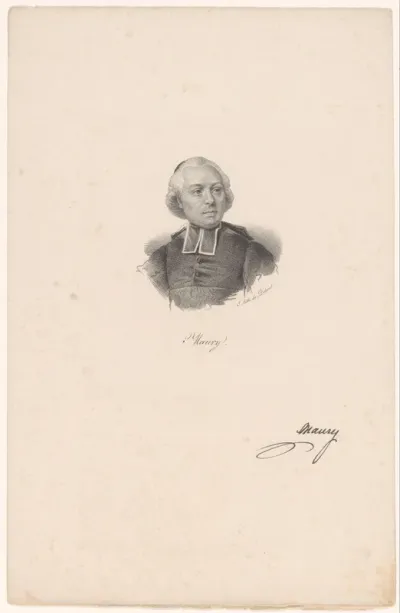 Portret van Jean-Sifrein Maury