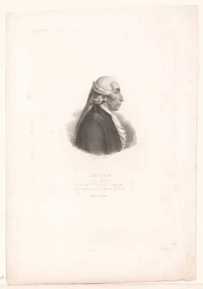 Portret van Jean Sylvain Bailly