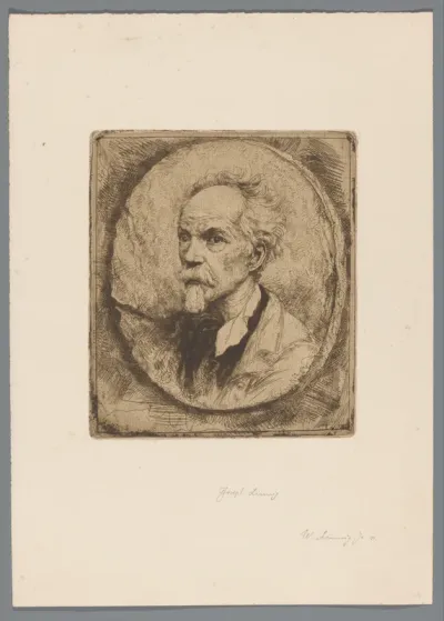 Portret van Jean Théodore Joseph Linnig