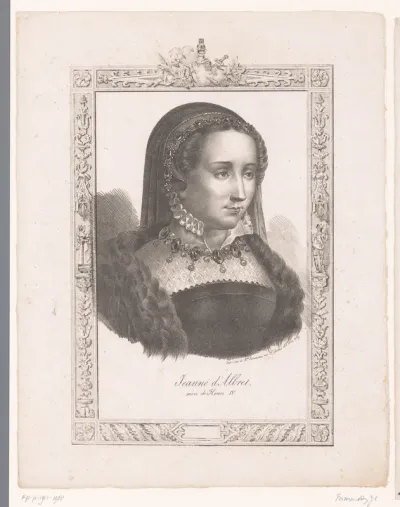 Portret van Jeanne d'Albret