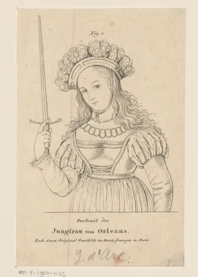 Portret van Jeanne d'Arc