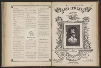 Portret van Jeanne Granier als Giroflé in Giroflé-Girofla