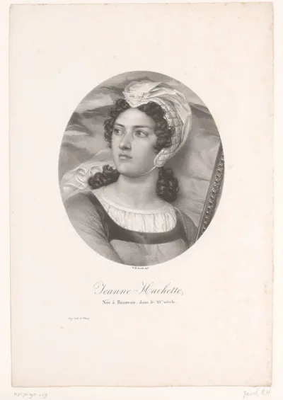 Portret van Jeanne Hachette