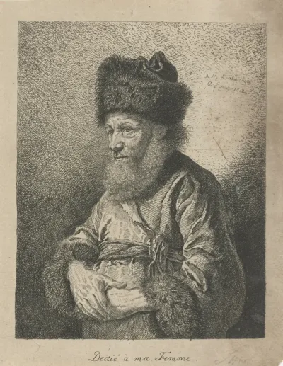 Portret van Jechiel Michel Hirsch