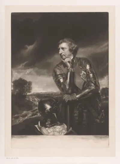 Portret van Jeffrey Amherst