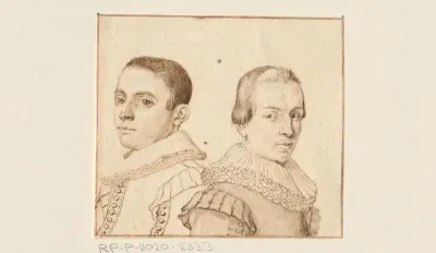 Portret van Jehan de Casembroot en een broer
