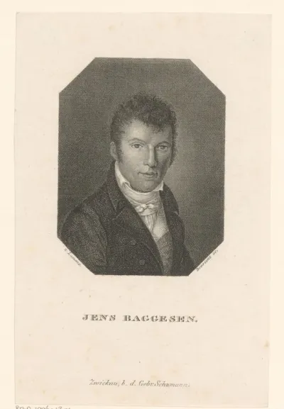 Portret van Jens Immanuel Baggesen