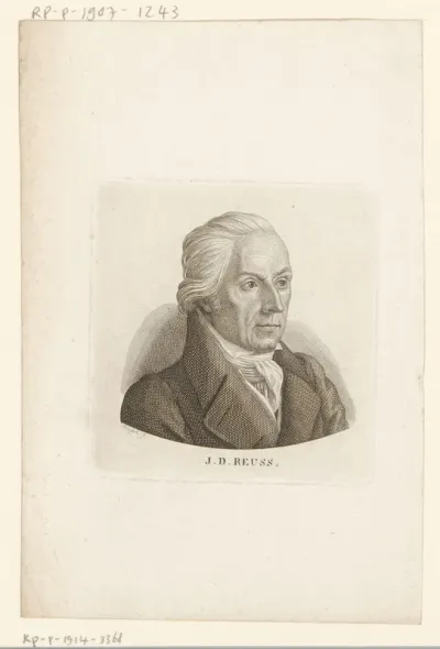 Portret van Jeremias David Reuss