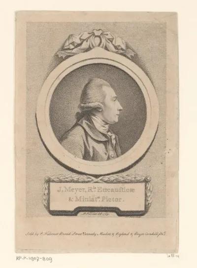Portret van Jeremias Meyer