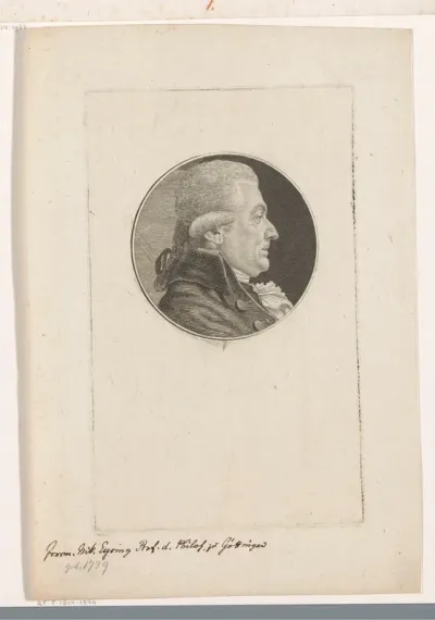 Portret van Jeremias Nicolaus Eyring