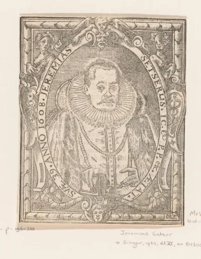 Portret van Jeremias Setzer